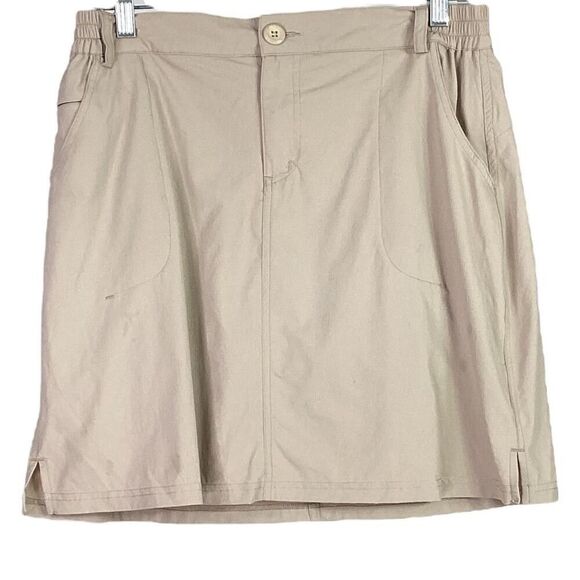 Willit Golf Skort Womens M Beige Stretch Performance Quick Dry UPF 50 Outdoors - Picture 1 of 6